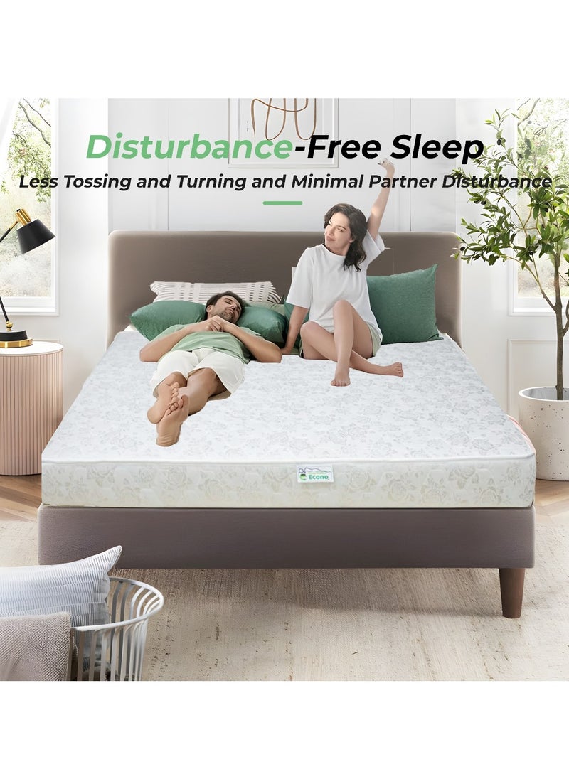 ECONO Orthopedic Medical Mattress For Spine Support Breathable Bed Mattress For Pressure Relief Durable And Hypoallergenic Medium Firm 2-year Warranty 120×200×20cm  - Image 3