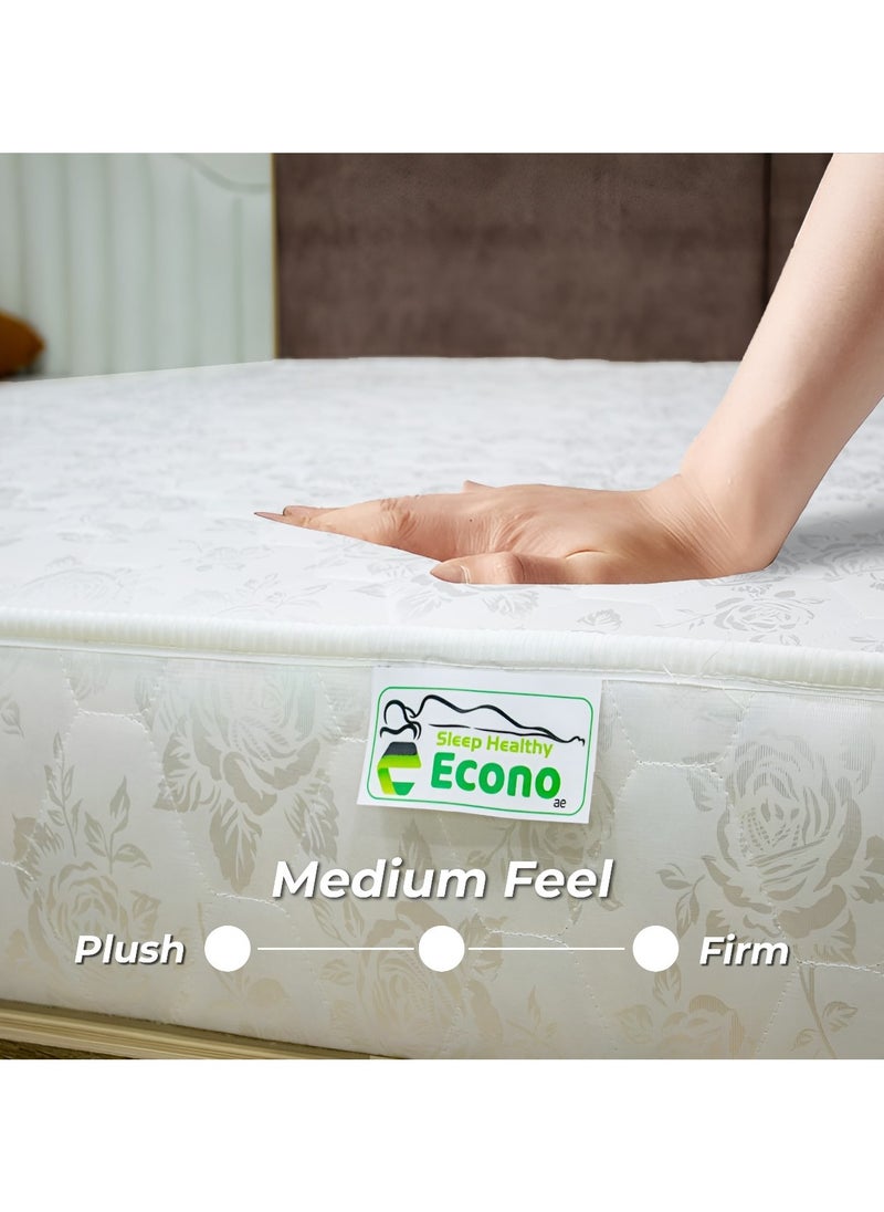 ECONO Orthopedic Medical Mattress For Spine Support Breathable Bed Mattress For Pressure Relief Durable And Hypoallergenic Medium Firm 2-year Warranty 120×200×20cm  - Image 4