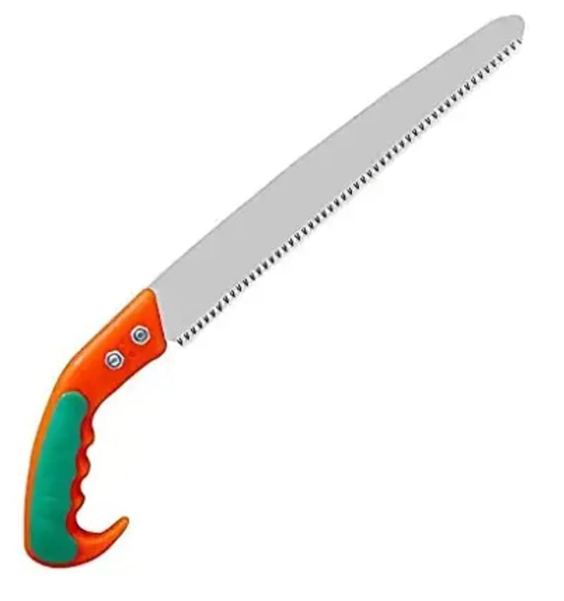 PERWAL SUPREME منشار يدوي قابل للطي 270 مم لقطع فروع الأشجار، منشار تخييم لقطع الخشب، منشار تقليم الأشجار من الفولاذ الكربوني العالي، كهربائي سلكي - Image 1