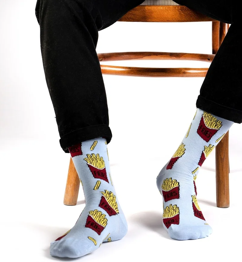 Ozzy Socks Fries Patterned Socks
