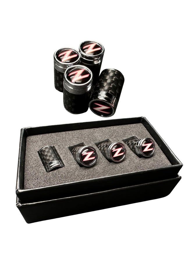 PRO SPEC IMPORTS - Z Logo Carbon Fibre Valve stem caps for Nissan Fairlady Z33 350Z, Z32 300ZX, Z34 370Z, Z31, 240Z, 260Z, 280Z, Wheel, tire, Gift - Image 1