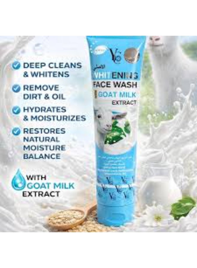 YC Whitening Face Wash with Goat Milk Extract-100ml - Image 2