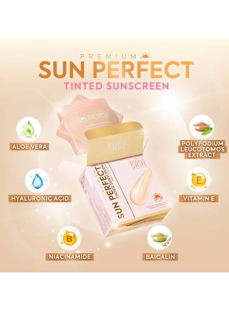 Hikari Premium Sun Perfect Tinted Sunscreen SPF 50 - 50ml - Image 3