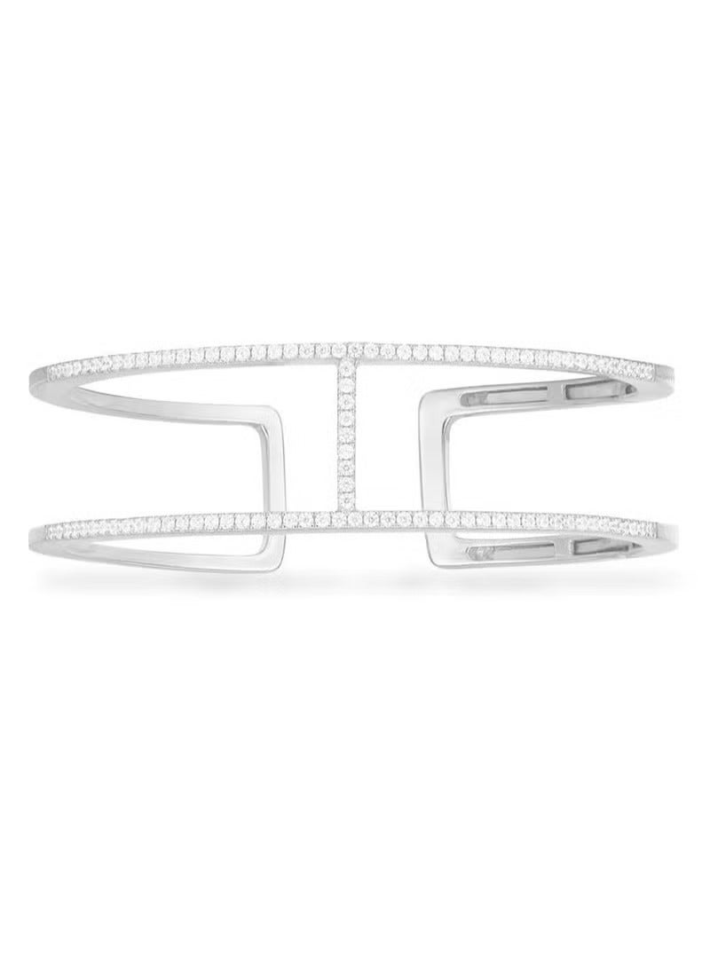 MONACO APM Monaco Double Line Paved Cuff for Women AB3389OX - Image 1