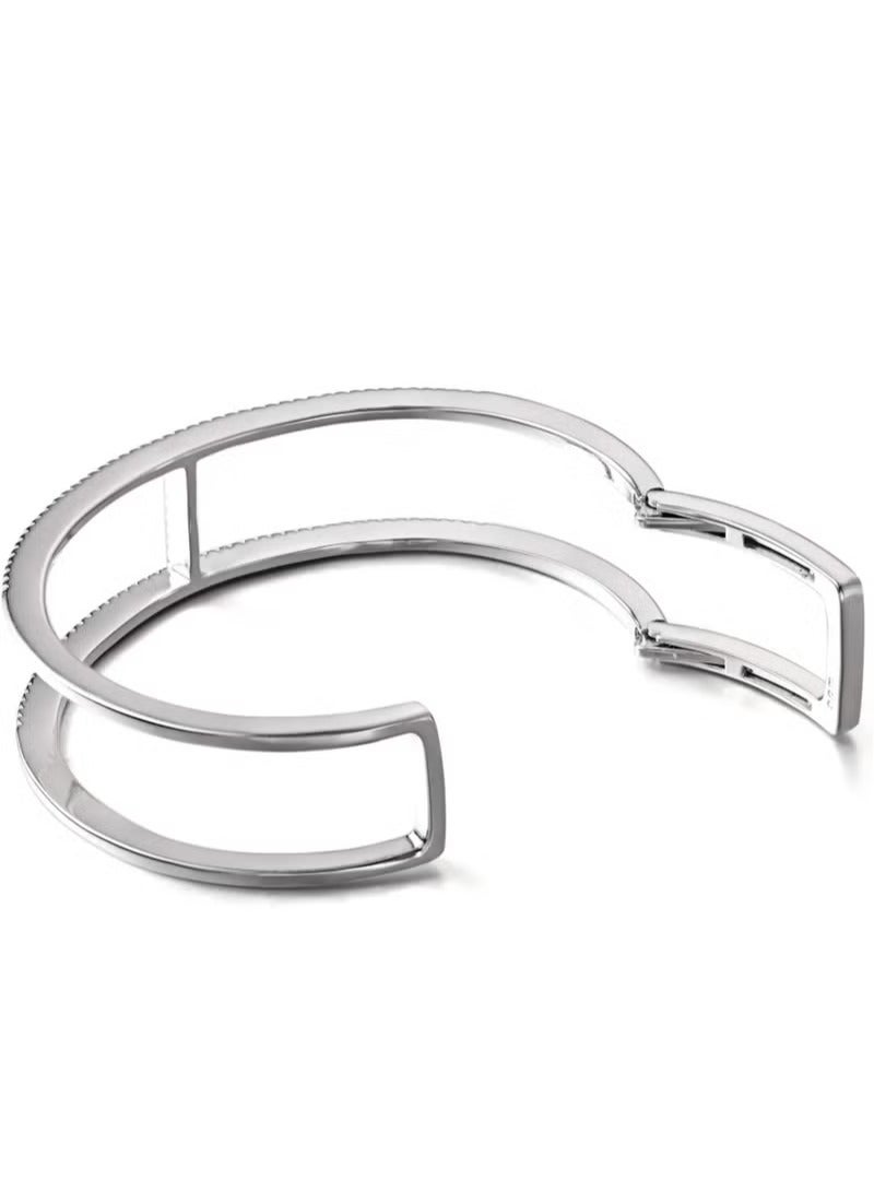 MONACO APM Monaco Double Line Paved Cuff for Women AB3389OX - Image 3
