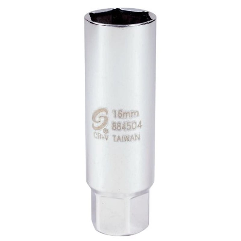 SUNEX TOOLS 884504 3/8" Drive Thin Wall, Metric, Spark Plug Socket, Cr-Mo, 1.86mm Thick - Image 4