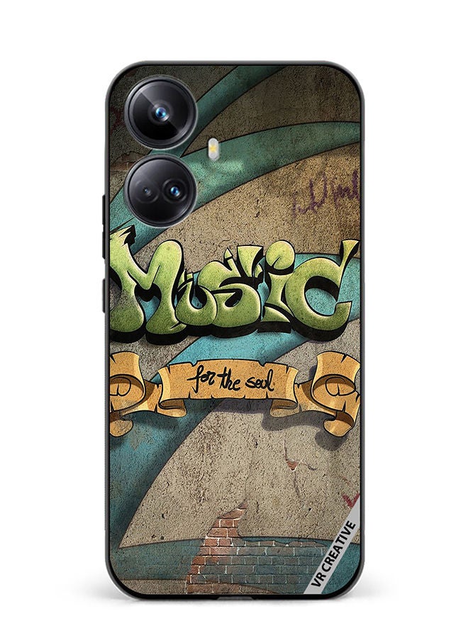 VR CREATIVE Protective Case Cover For Realme 10 Pro Plus Music For The Soul Design Multicolour - Image 1