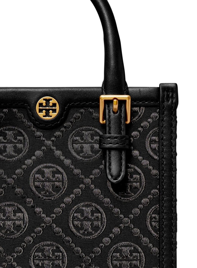 Burch Tory  Mini T Monogram Tote - Image 4