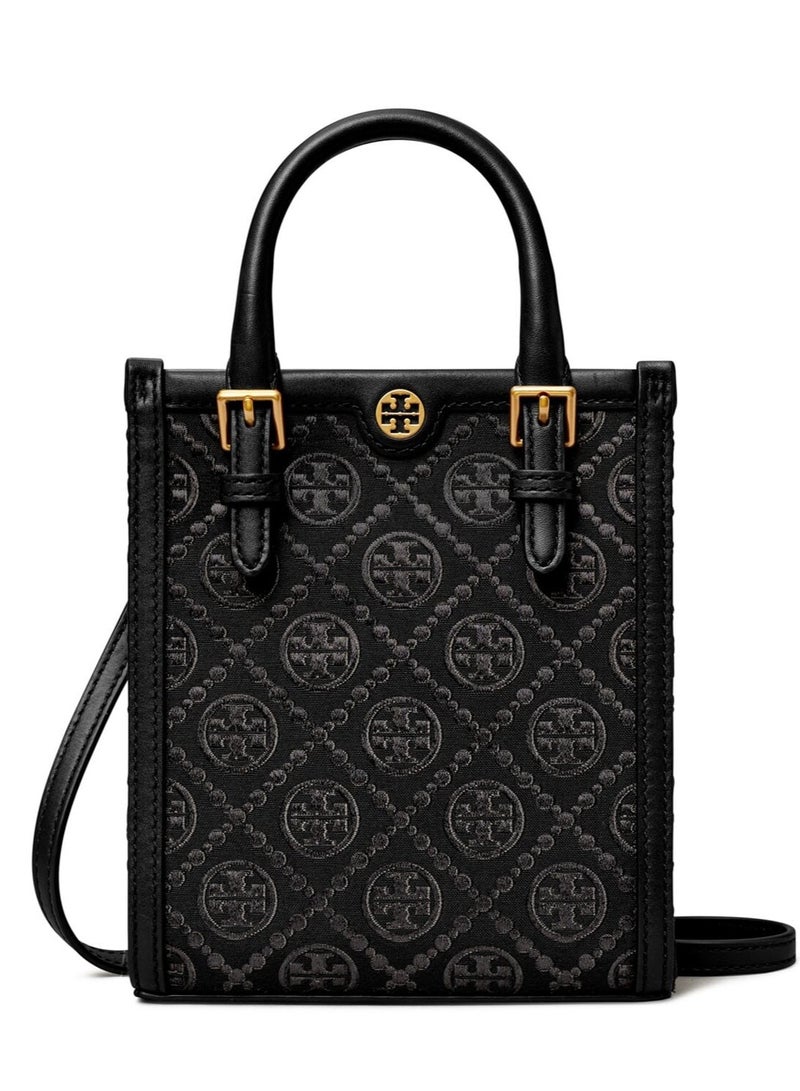 Burch Tory  Mini T Monogram Tote - Image 1