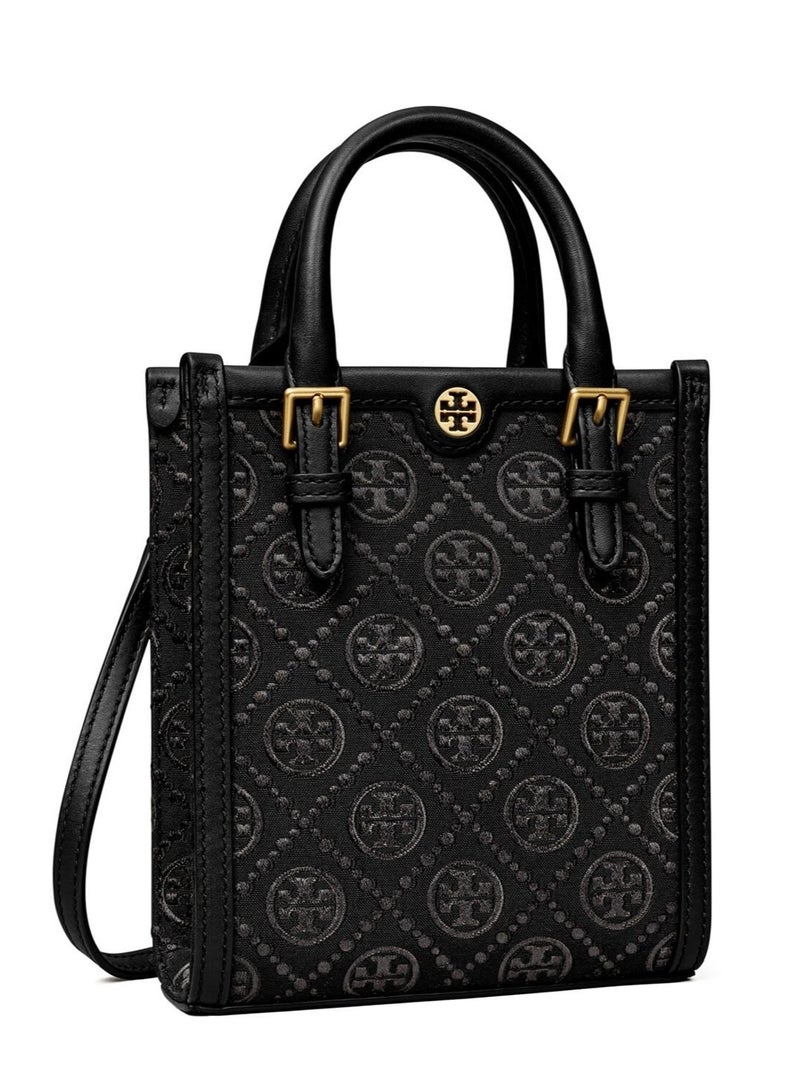 Burch Tory  Mini T Monogram Tote - Image 5