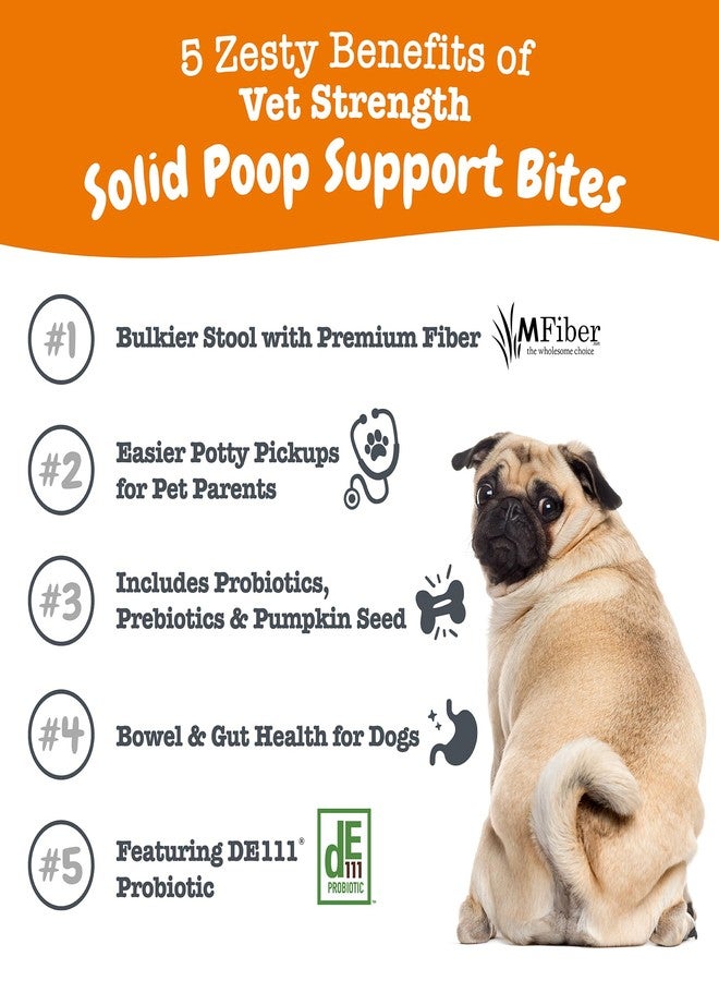 Zesty Paws Solid Poop Support Bites - Dog Stool Hardener - Pumpkin for Dogs with Prebiotics & Probiotics - Veterinarian Formulated Soft Chews - for Diarrhea Relief - 90 Ct - Image 2