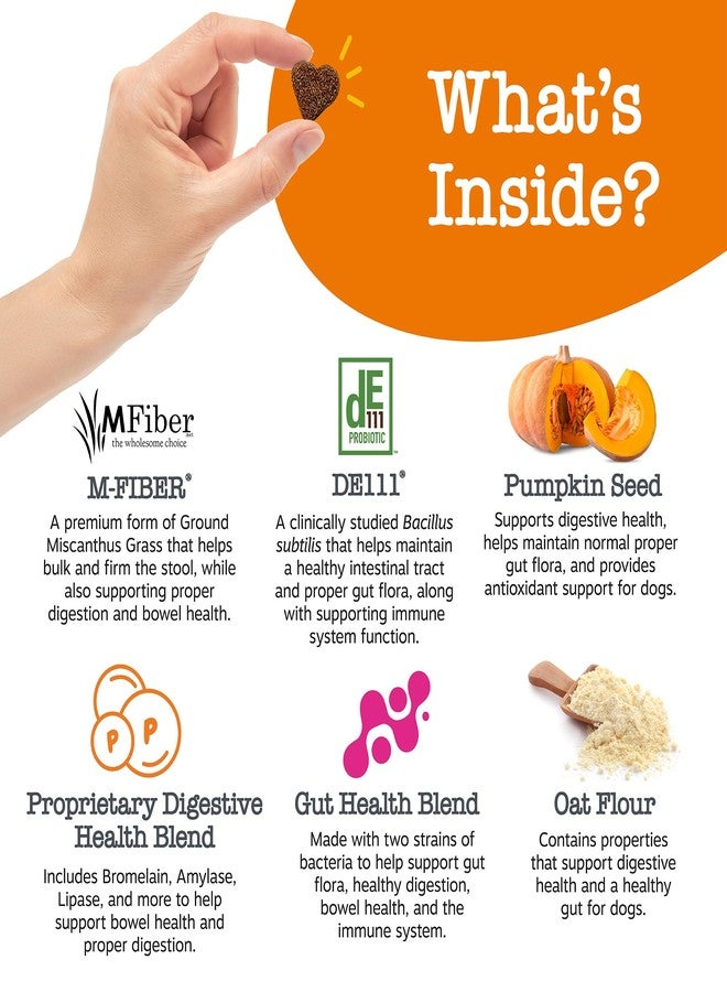 Zesty Paws Solid Poop Support Bites - Dog Stool Hardener - Pumpkin for Dogs with Prebiotics & Probiotics - Veterinarian Formulated Soft Chews - for Diarrhea Relief - 90 Ct - Image 3