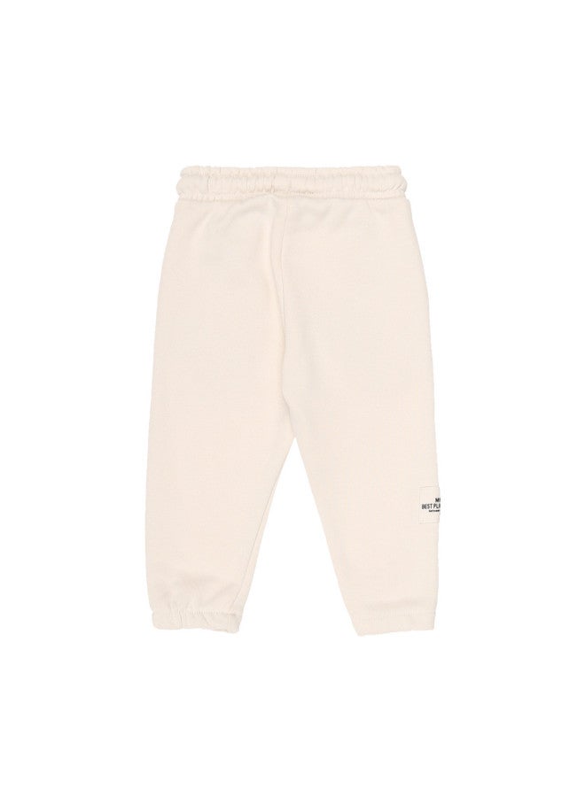 Zara kids' Minimalist Casual Letter-printed Straight-leg Jogger Pants - Image 3
