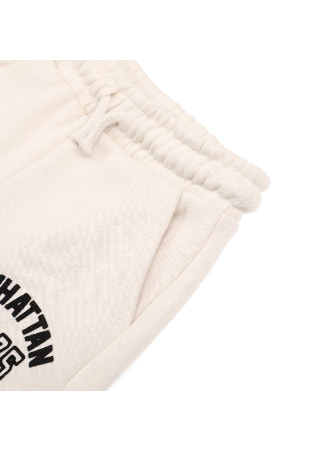 Zara kids' Minimalist Casual Letter-printed Straight-leg Jogger Pants - Image 5