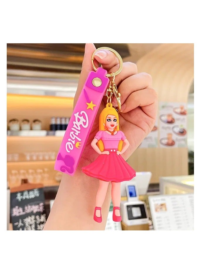 barbie keychain medal