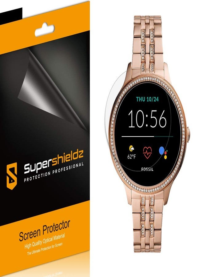 Supershieldz سوبر شيلدز (6 عبوات) مصممة لساعات فيوسيل النسائية جين 5E 42 مم واقي شاشة، درع شفاف عالي الدقة (PET) - Image 1