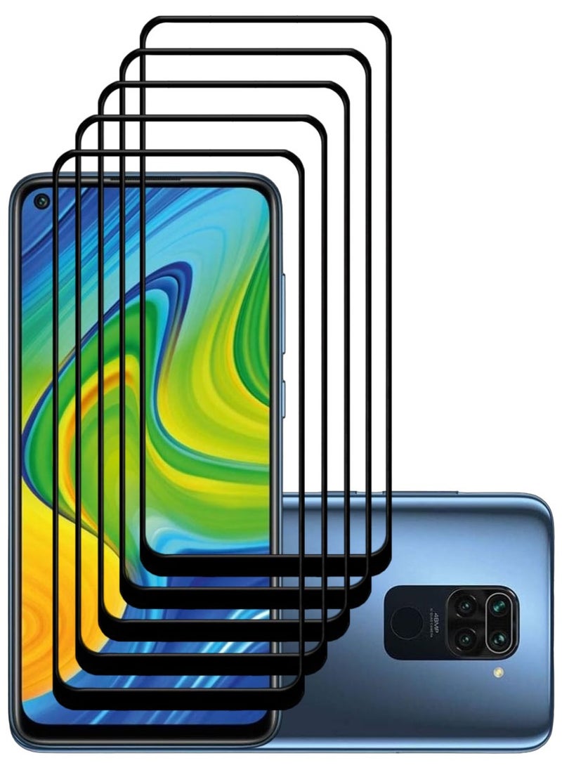 ACLIX 5 Pieces Antistatic ESD Dustproof Premium Quality High Definition Tempered Glass Screen Protector Designed For Xiaomi Redmi Note 9 - Image 1