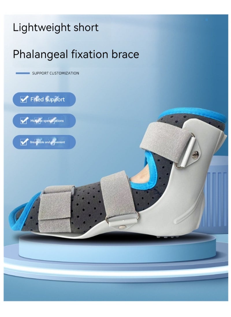 M MIAOYAN Postoperative rehabilitation fixation ankle fracture rehabilitation protective equipment, toe ligament strain fixation shoe support bracket, left  - Image 5