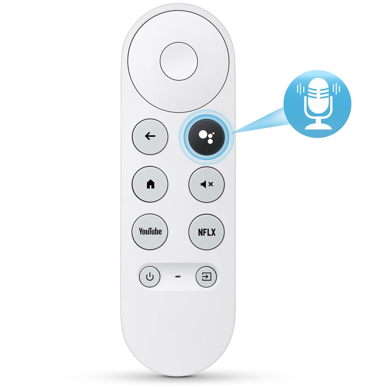 LOUTOC Replacement for Google-Chromecast-Remote, for Chromecast with Google TV Remote 4K/HD & Google TV Streamer 4K(Only for Snow Chromecast Google) - Image 1