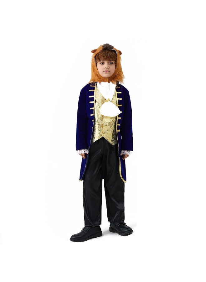 NIBEMINENT The costumes of the beauty and the Beast Prince Adam at the Halloween party - Image 1