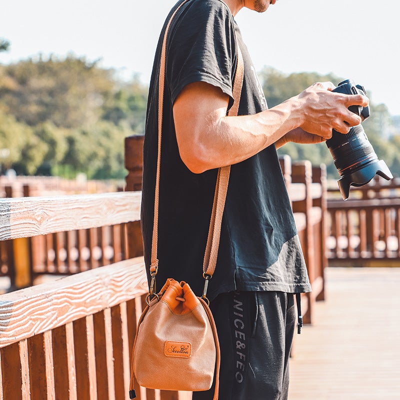Seven-Color Cotton Retro Waterproof Slr Storage Bag Liner Wear-Resistant Sealing Pographic Lens Manufacturers Camera Bag - Image 4