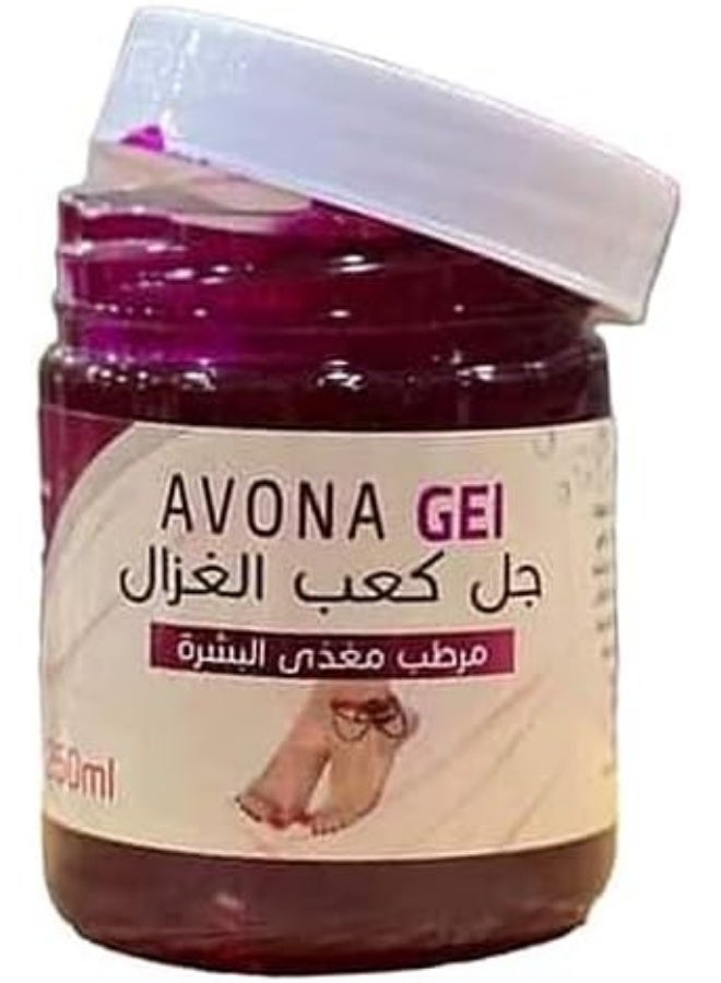 جل كعب الغزال لترطيب وتلوين الكعب - كريم إيفونا - 250 مل
