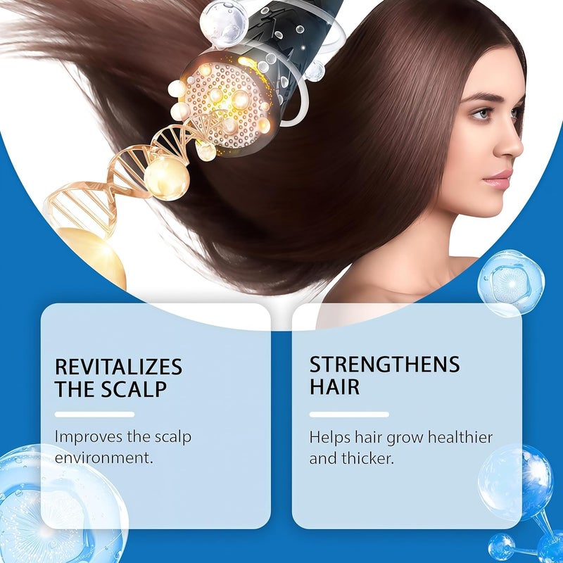 Rosemary Hair Growth Serum Roll-On for Women & Men, Rosemary Scalp Serum with Ginger Root Oil, Aloe Vera & Vitamin E for Thinning Hair, Hairline & Root Care, Thicker Fuller-Looking Hair, 2 x 25 ml - Image 4