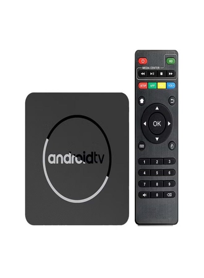Android 4K UHD TV Box with Remote, Android 14.0 4GB+64GB, 4K HDR + Streaming Devices for TV, Support Dolby Atmos, Smart TV Box, Network Set-Top Box, Streaming Media Players - Image 1