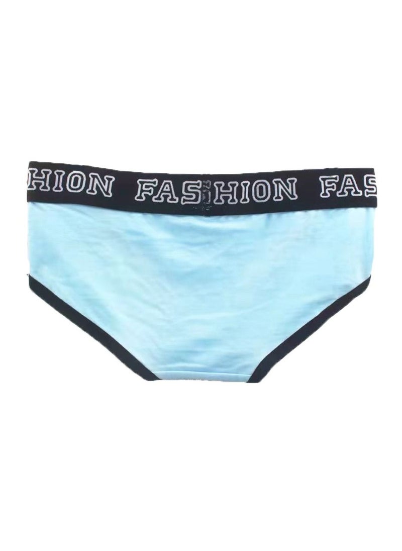 Zeemey - Zeemey 3-Piece Cotton Bikini Breathable Panties Low Waist Fashionable Ladies Charming Thick Bottom - Image 1