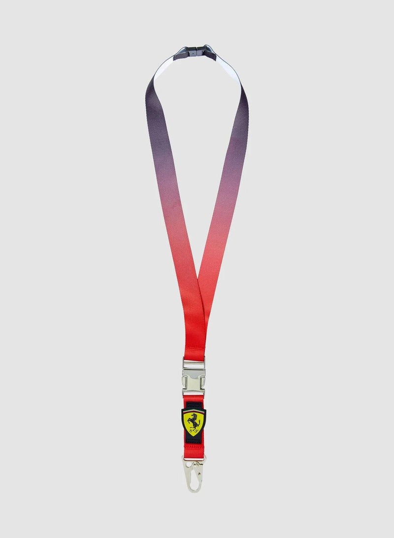 Scuderia Ferrari Red Ombre Lanyard Key Holder