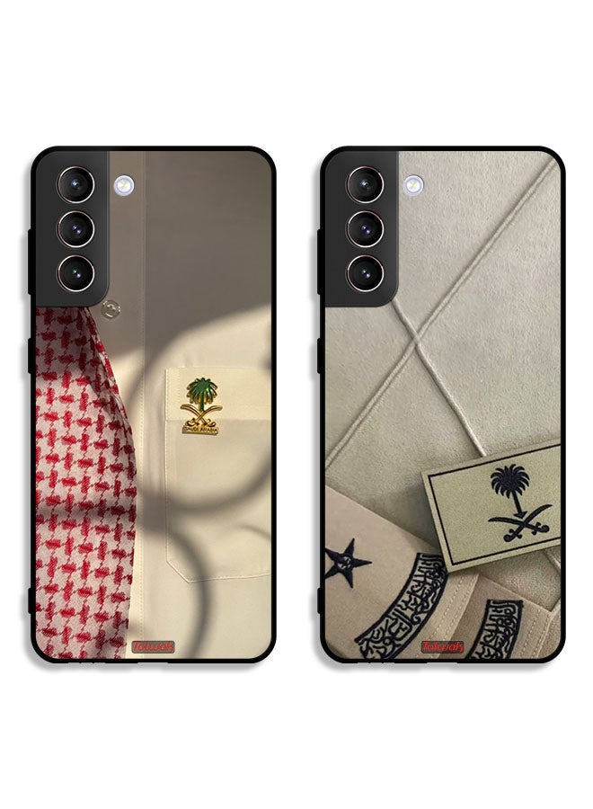 Tolwak Two Cases For Samsung Galaxy S21 FE 5G Protective Covers Kingdom Badges - Image 1