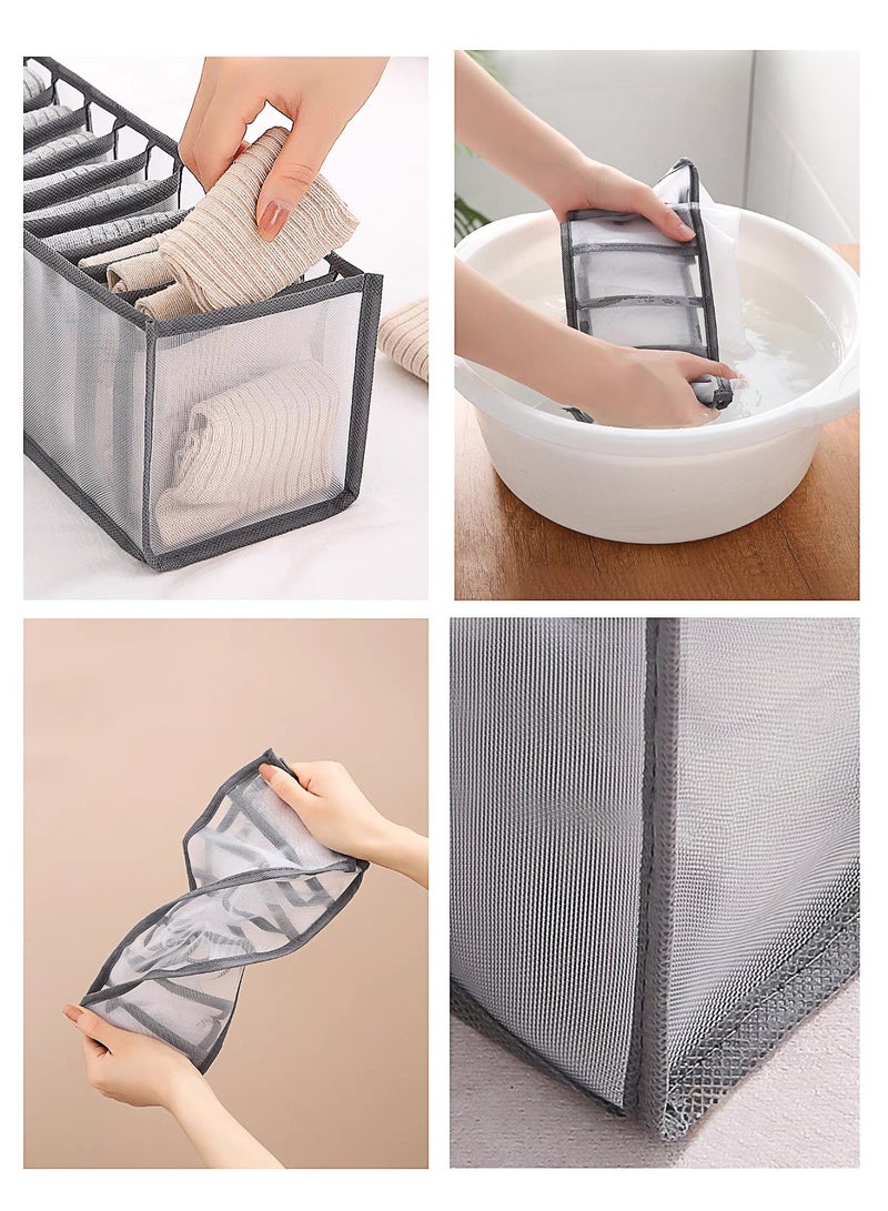 Foldable Underwear Storage Box Multicolor，Mesh 11 compartments 30x11x11cm - Image 5