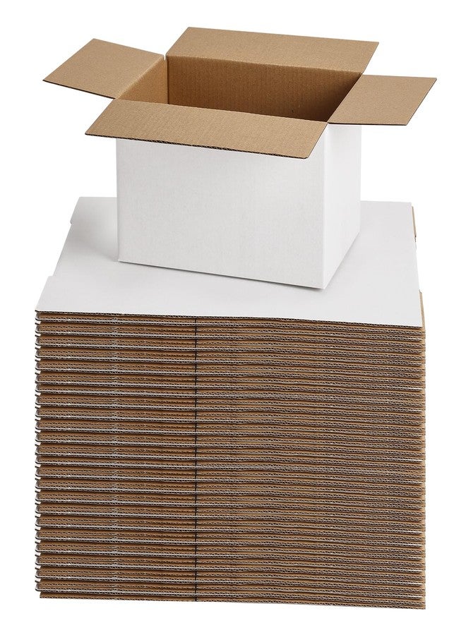 SPEPLA 7x5x4 Shipping Boxes for Small Business,40 Pack White Corrugated Cardboard Box for Packaging, Mailing, Storage - Image 1