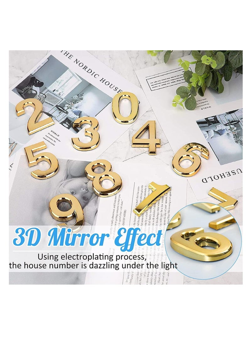 Self Adhesive 3D House Door Number Waterproof Mailbox Sticker Number for House Apartment Mailbox Hotel Office Number 7 - Image 4