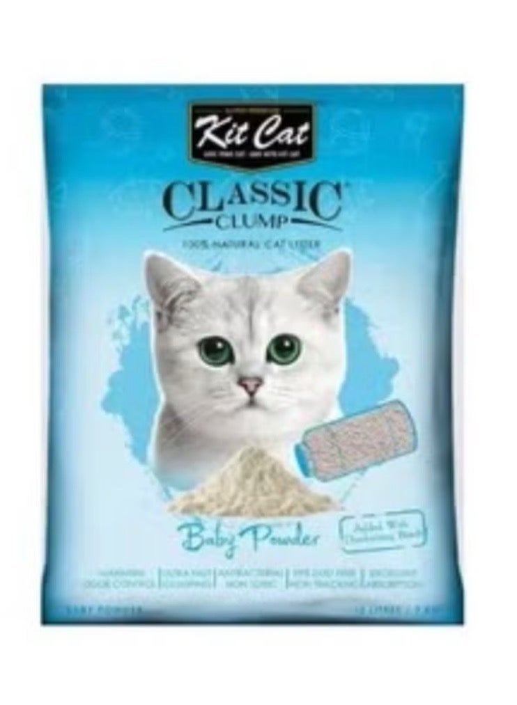 كيت كات رمل مخصص للقط برائحة بودرة الاطفال