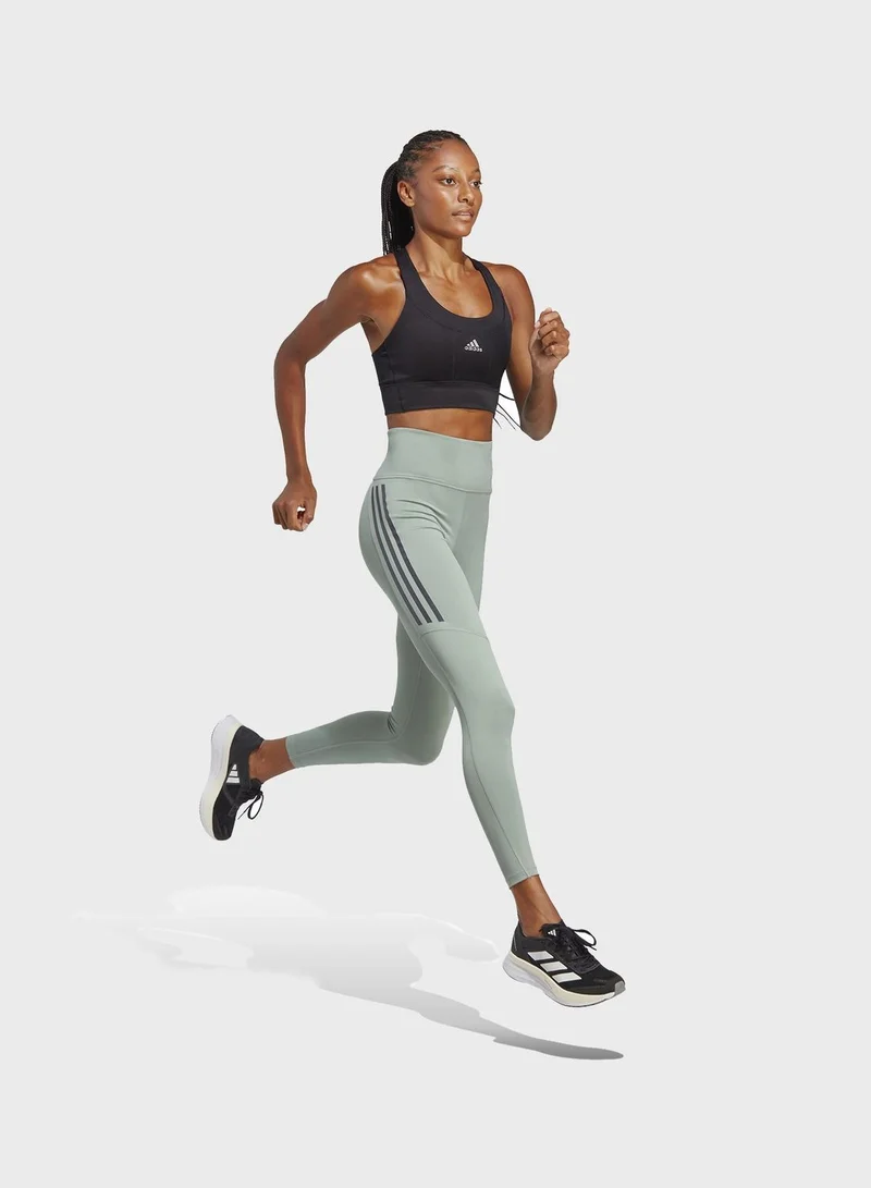 Adidas DailyRun 3-Stripes 7/8 Leggings