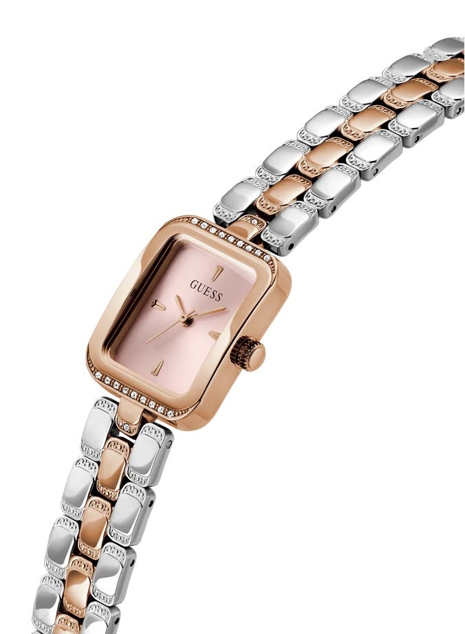 Guess Women’s  2-Tone Rose Gold & Silver Analog Quartz Watch GW0865L5 – 22 mm - Image 4