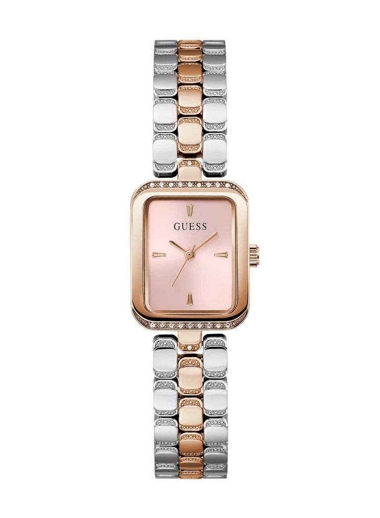 Guess Women’s  2-Tone Rose Gold & Silver Analog Quartz Watch GW0865L5 – 22 mm - Image 1