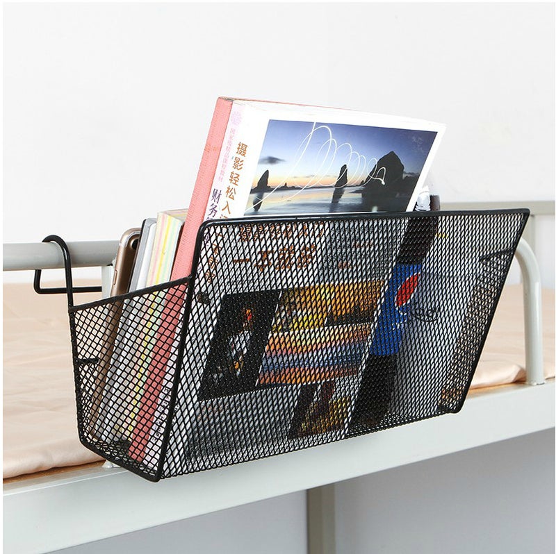 College Students' Dormitory Artifact Upper Bed Bedside Bedside Storage Rack Bedside Dormitory Hanging Basket Hook Female Dormitory - Image 3