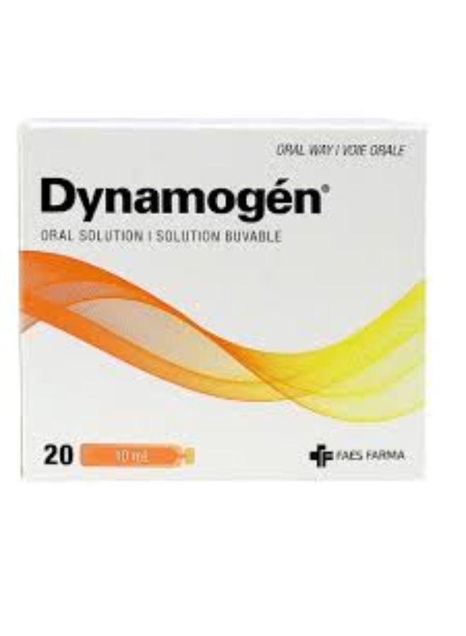 ديناموجين محلول فموي 10 مل 20 أمبولة