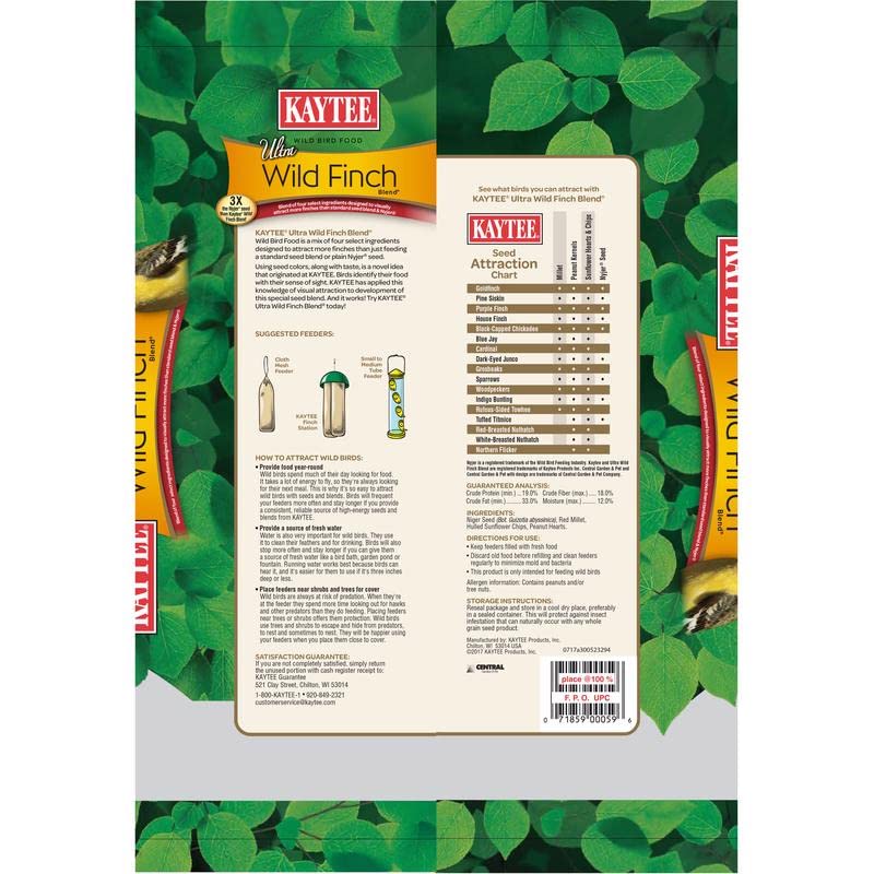 Kaytee Ultra Wild Finch Wild Bird Food Nyjer 5 lb. - Case of: 1 - Image 4