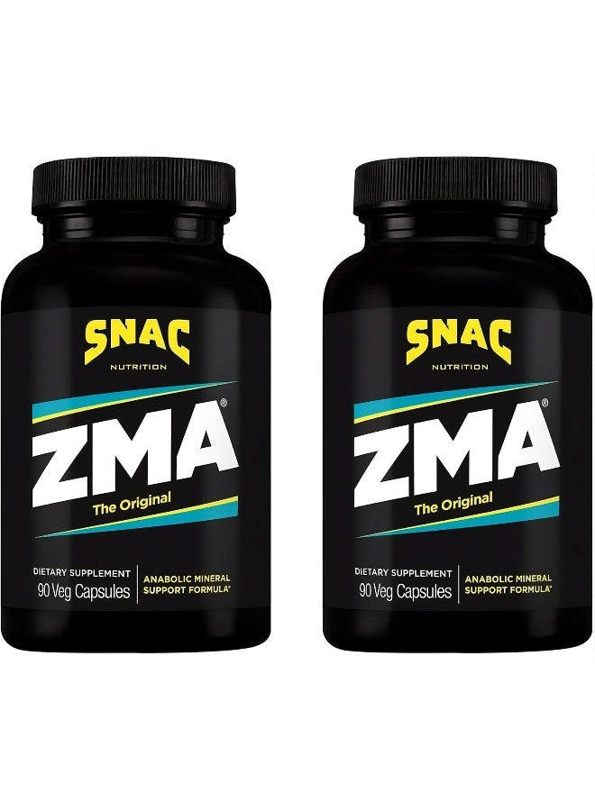 SNAC ZMA The Original Recovery and Sleep Supplement that Supports a Healthy Immune System, 180 Capsules (2 Pack of 90 Count) - Image 1