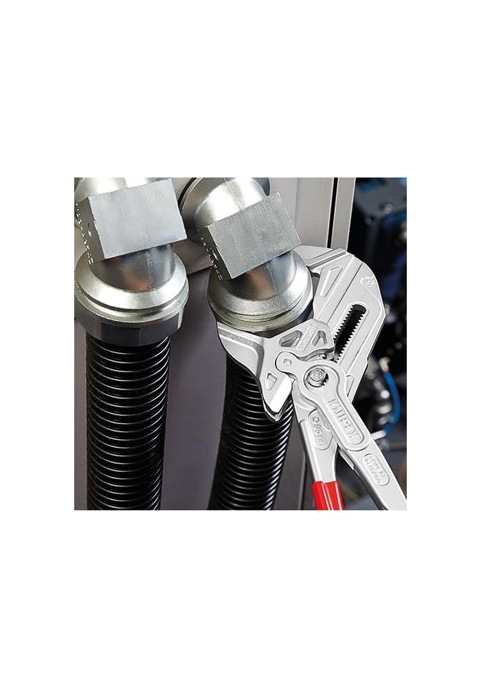 KNIPEX 86 03 400 Pliers Wrench XL - Chrome Plated, Plastic Coated, 400 mm - Image 3