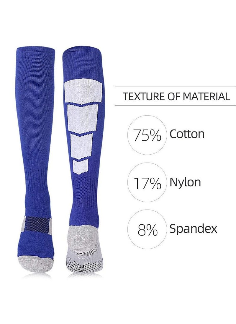 SYOSI Compression Socks, Soccer Socks, Sport Knee High Socks, 3 Pairs for Women and Men, Athletic, Travel, Running, Fitness, Flight Socks, Reduce Calf Pain Faster Recovery Thickening  - Image 3