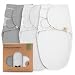 Sweety Fox 3Pack Organic Baby Swaddles Swaddles for Newborns Infant 03 Months Baby Girls Boys Soft Snug Newborn Nursery Swaddling Blankets Mist - Image 2
