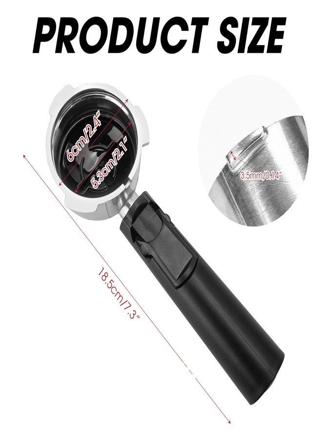 BuleVina Coffee Espresso Machine Handle Replacement Parts, Cafe Bracket Handle for Lidl Silvercrest CM4621 CM4218 KF5002 KF500S Barista (for 51mm Portafilter Basket - Not included) - Image 2