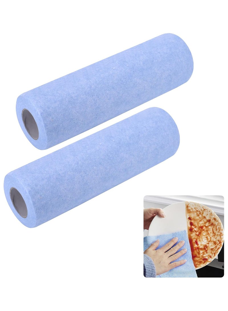 سيوسي لفافتان من قماش التنظيف المصنوع من الألياف الدقيقة، مناشف ورقية قابلة للغسل وإعادة الاستخدام، مناشف قابلة للتمزيق، مناشف تنظيف للسيارة فائقة الامتصاص وخالية من الوبر، خرق تنظيف للمنزل والمطبخ، 20 عبوة/لفة - Image 1