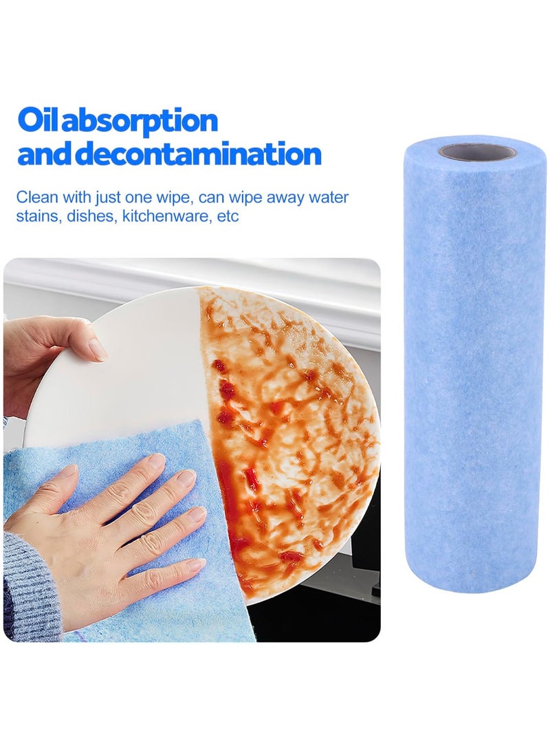 سيوسي لفافتان من قماش التنظيف المصنوع من الألياف الدقيقة، مناشف ورقية قابلة للغسل وإعادة الاستخدام، مناشف قابلة للتمزيق، مناشف تنظيف للسيارة فائقة الامتصاص وخالية من الوبر، خرق تنظيف للمنزل والمطبخ، 20 عبوة/لفة - Image 2