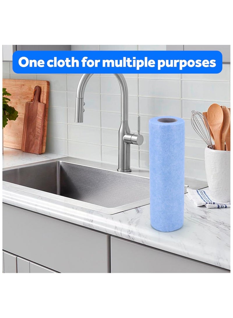 سيوسي لفافتان من قماش التنظيف المصنوع من الألياف الدقيقة، مناشف ورقية قابلة للغسل وإعادة الاستخدام، مناشف قابلة للتمزيق، مناشف تنظيف للسيارة فائقة الامتصاص وخالية من الوبر، خرق تنظيف للمنزل والمطبخ، 20 عبوة/لفة - Image 3