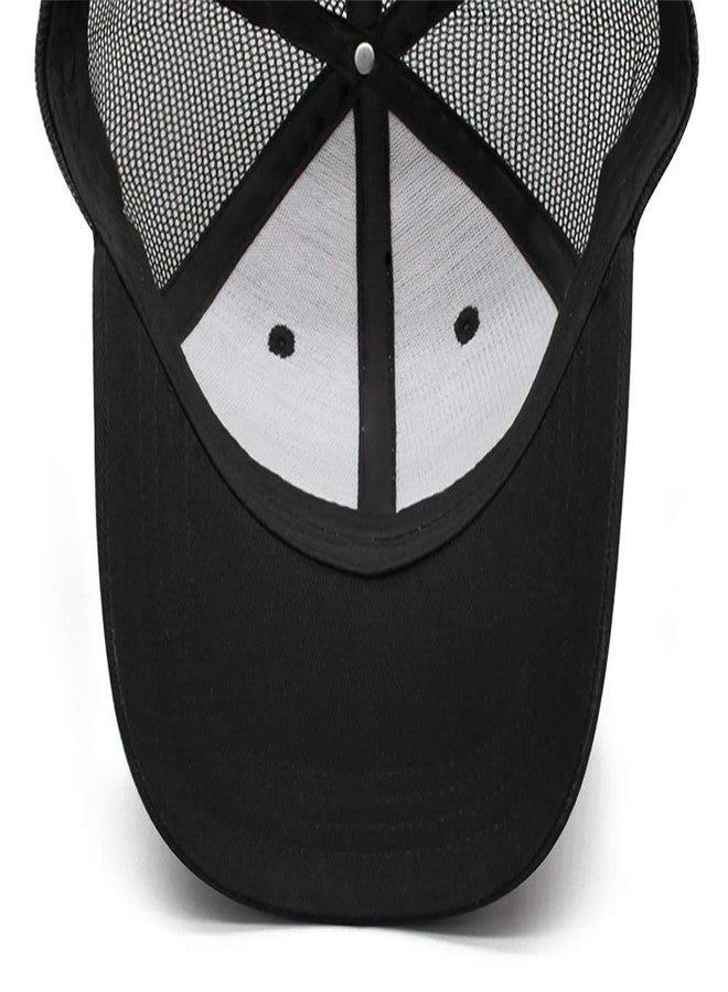 singwe Christian Hats Nail Cross Jesus Hat Black Embroidered Baseball Cap Adjustable Cross Hat Trucker Hats for Men Women - Image 5